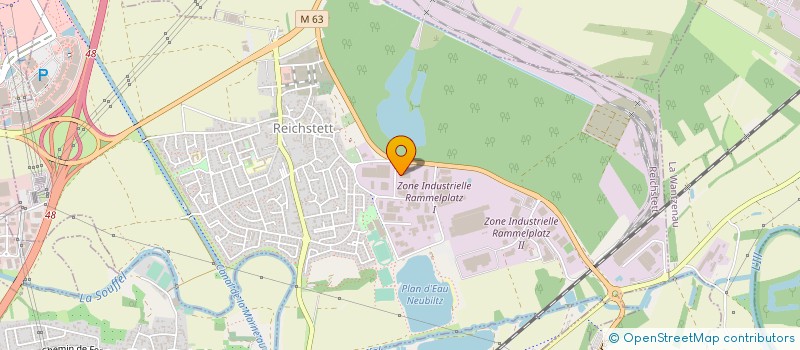 localisation de l'entreprise 2 BY TRANSPORTS  REICHSTETT