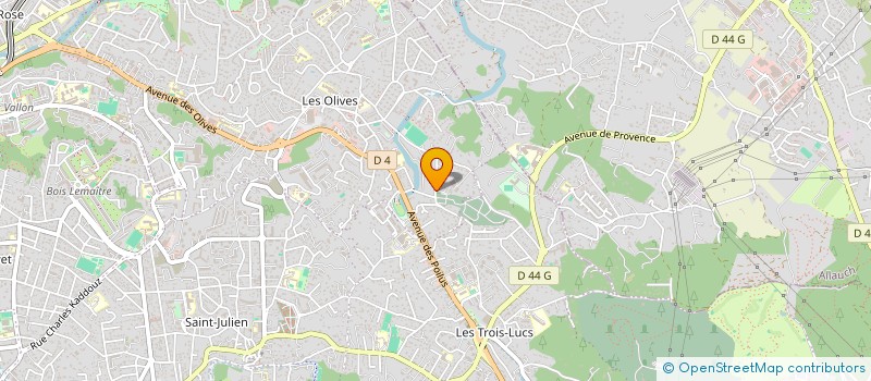 localisation de l'entreprise 2 C 3 T PACA à MARSEILLE