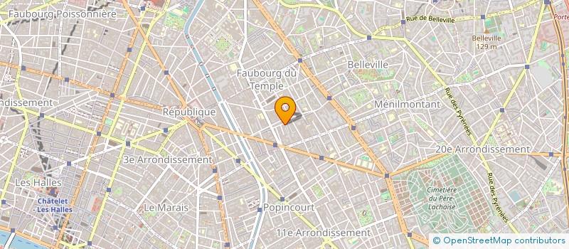 localisation de l'entreprise 2 C A H  PARIS