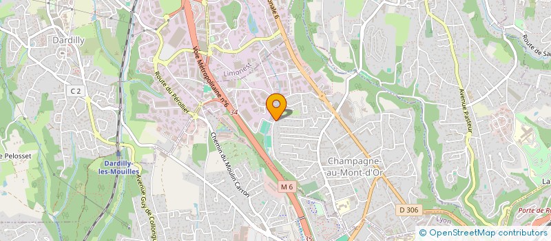localisation de l'entreprise 2 C AMENAGEMENT  CHAMPAGNE-AU-MONT-D'OR