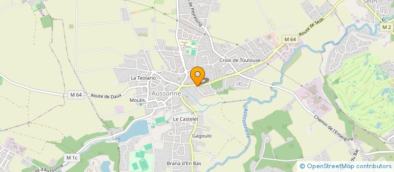 localisation de l'entreprise 2 C CONSTRUCTION  AUSSONNE