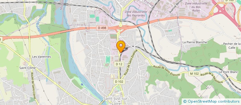 localisation de l'entreprise 2 C J  SAINT-JUST-SAINT-RAMBERT