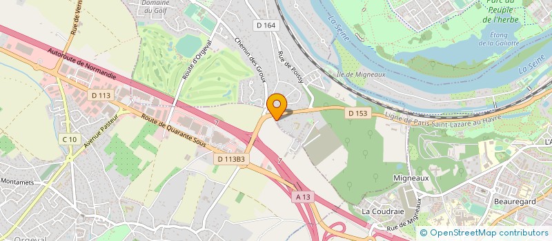 localisation de l'entreprise 2 C POMPAGE à VILLENNES-SUR-SEINE