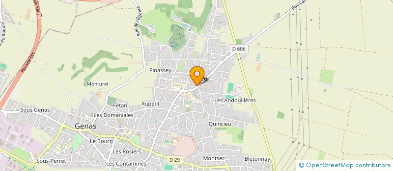 localisation de l'entreprise 2 C WORLD à GENAS
