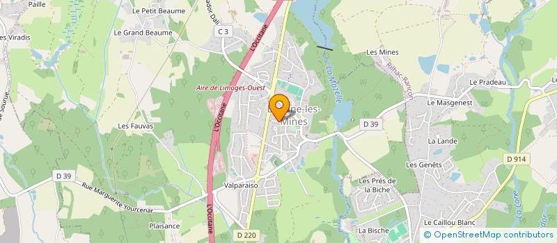 localisation de l'entreprise 2 CAGALIN à LIMOGES