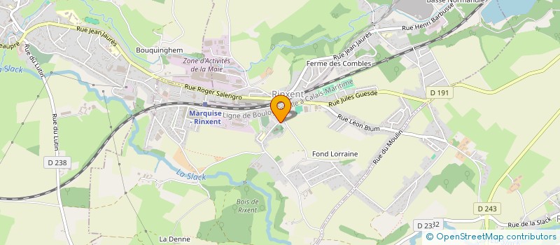 localisation de l'entreprise 2 CAPS AERO  RINXENT