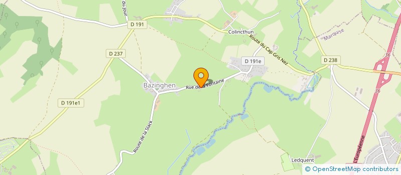 localisation de l'entreprise 2 CAPS PNEUS  BAZINGHEN