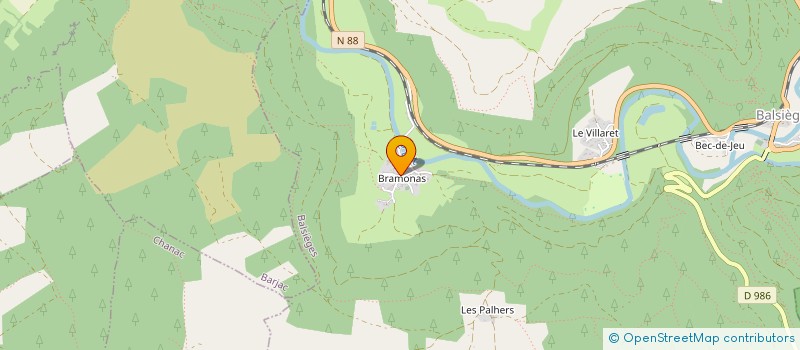 localisation de l'entreprise 2 CBJ  BALSIEGES