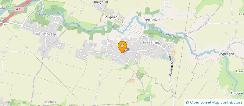 localisation de l'entreprise 2 CJS PROJET  FRESSINES