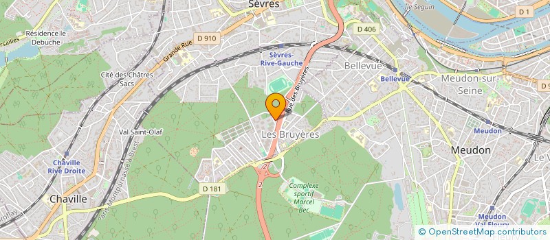 localisation de l'entreprise 2 CKS à SEVRES