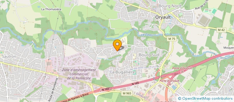 localisation de l'entreprise 2 CL à ORVAULT