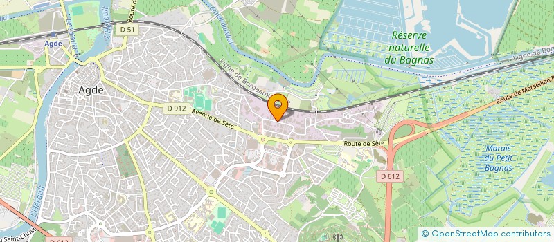 localisation de l'entreprise 2 CL PRINT à AGDE