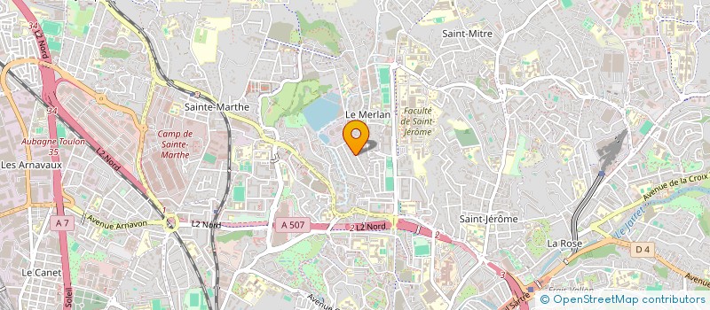 localisation de l'entreprise 2 CLICKS  MARSEILLE