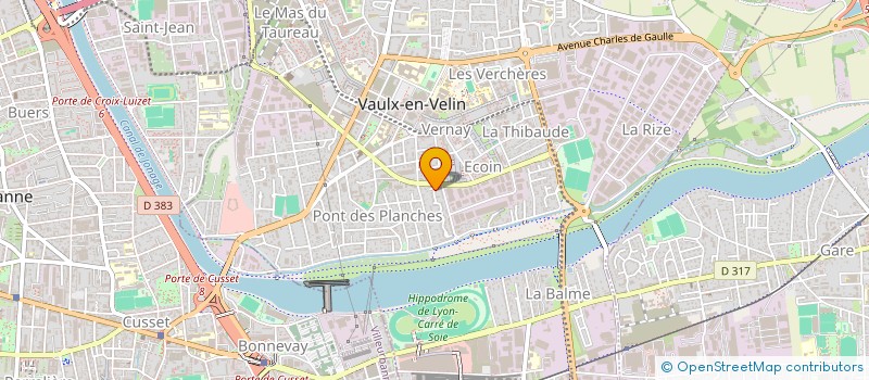 localisation de l'entreprise 2 CLICS-M  VAULX EN VELIN