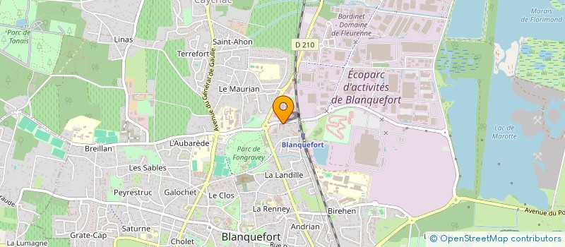 localisation de l'entreprise 2 CM à BLANQUEFORT