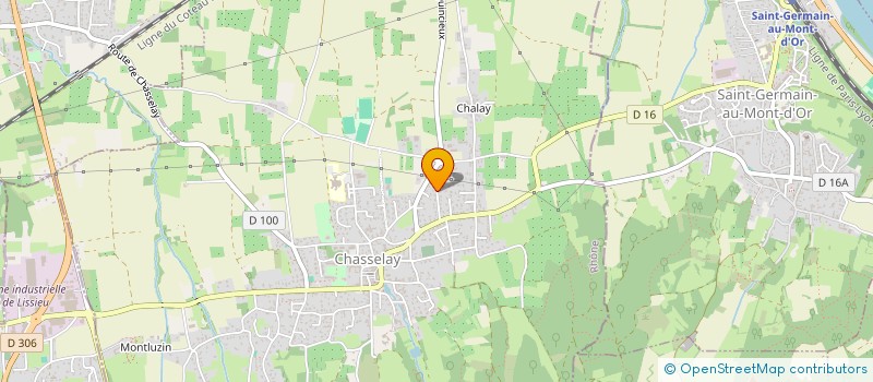 localisation de l'entreprise 2 CM  CHASSELAY