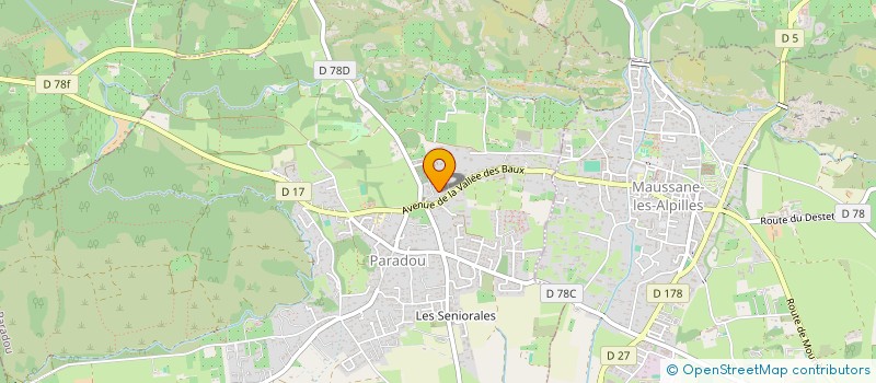 localisation de l'entreprise 2 CP  PARADOU