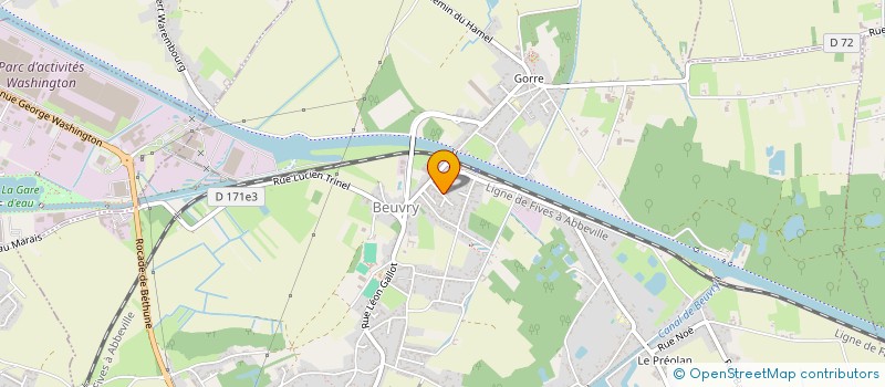 localisation de l'entreprise 2 CP BEUVRY à BEUVRY