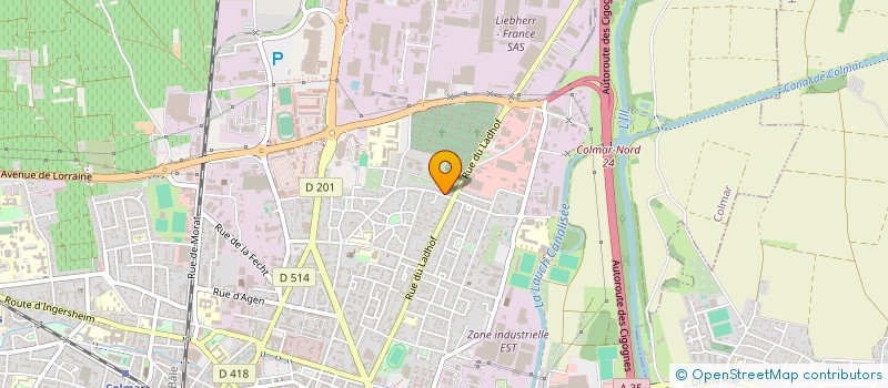 localisation de l'entreprise 2 CRIS  COLMAR