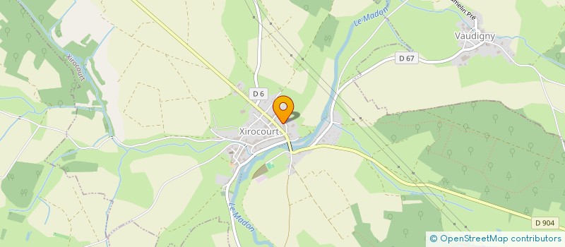 localisation de l'entreprise 2 CV ET CIE  XIROCOURT