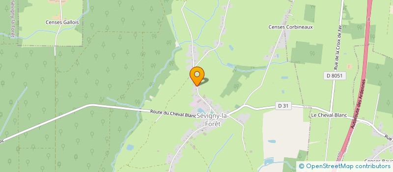 localisation de l'entreprise 2 D BOISSONS  SEVIGNY-LA-FORET