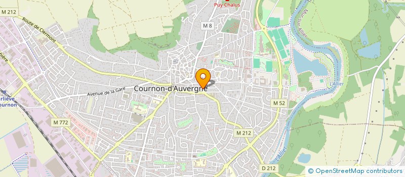 localisation de l'entreprise 2 D CONSEIL  PERIGNAT-SUR-ALLIER