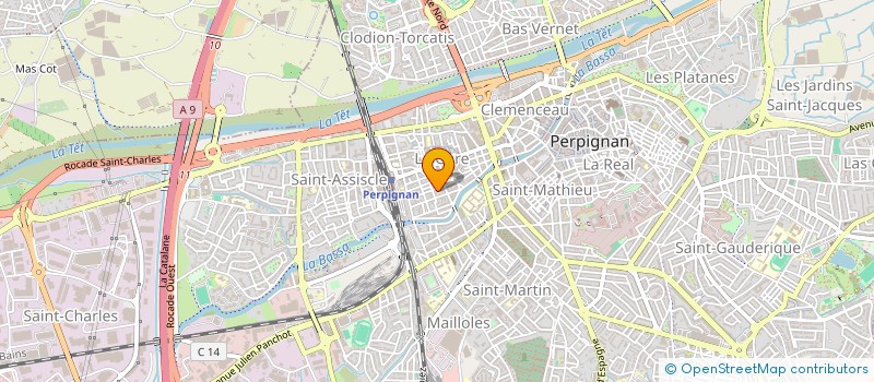 localisation de l'entreprise 2 D - IMMO à PERPIGNAN