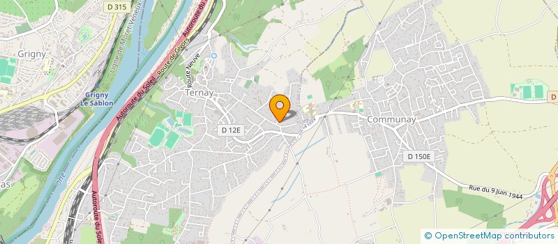 localisation de l'entreprise 2 D IMMO  TERNAY