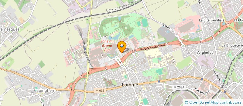 localisation de l'entreprise 2 D RESTAURATION à LILLE