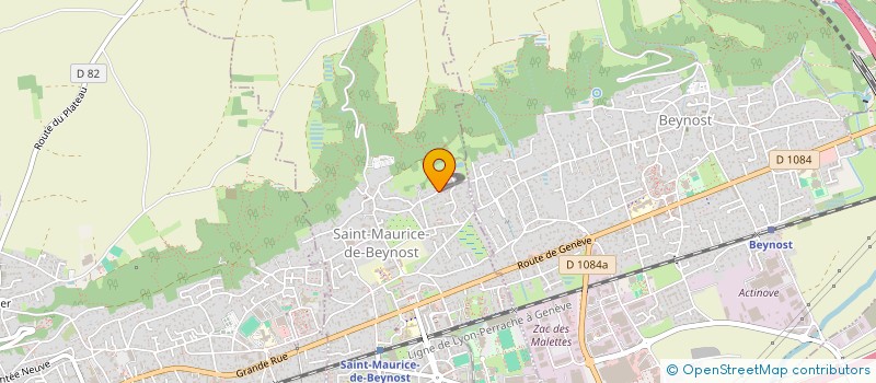 localisation de l'entreprise 2 DEVIMMO CREATION  SAINT-MAURICE-DE-BEYNOST