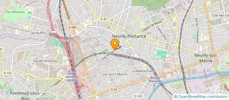 localisation de l'entreprise 2 DM RENOV  NEUILLY PLAISANCE