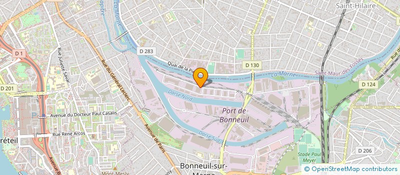 localisation de l'entreprise 2.E.2.I. à BONNEUIL-SUR-MARNE