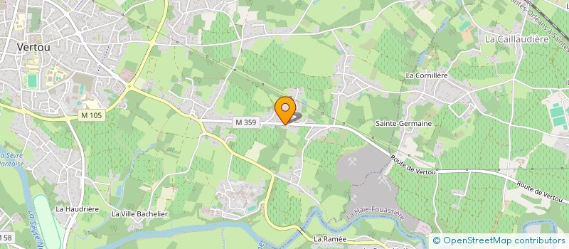 localisation de l'entreprise 2 E  VERTOU