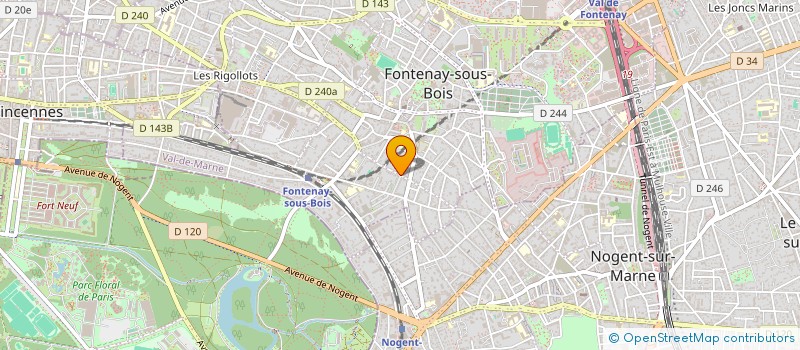 localisation de l'entreprise 2 E.T.C. à FONTENAY-SOUS-BOIS