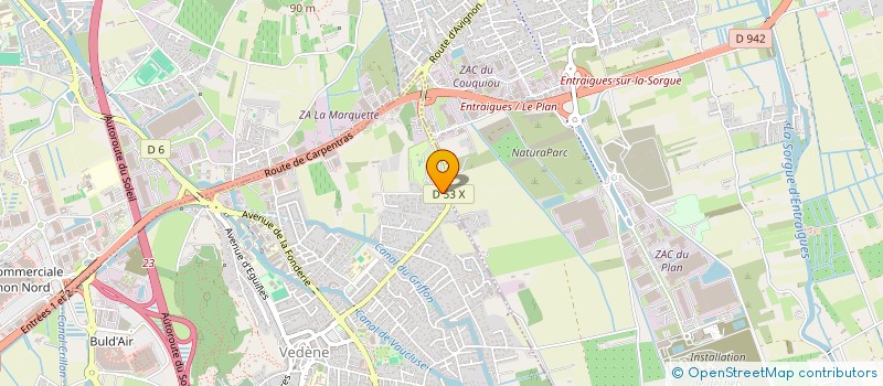 localisation de l'entreprise 2 EIC  VEDENE