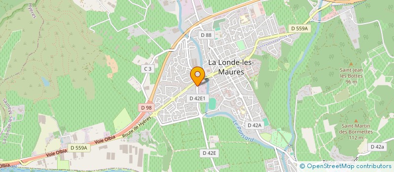 localisation de l'entreprise 2 EME MI-TEMPS (2 M-T) à LA LONDE-LES-MAURES