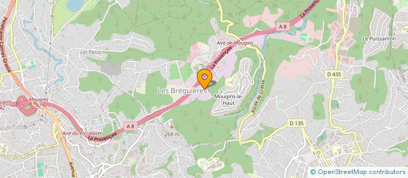 localisation de l'entreprise 2 ETOILES INVESTISSEMENTS à MOUGINS
