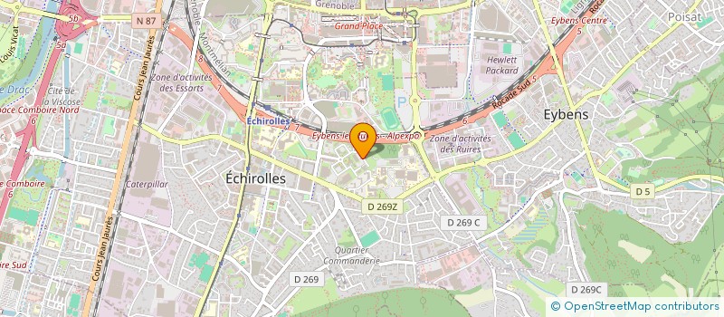 localisation de l'entreprise 2 F  ECHIROLLES