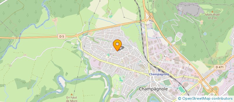 localisation de l'entreprise 2 F  CHAMPAGNOLE