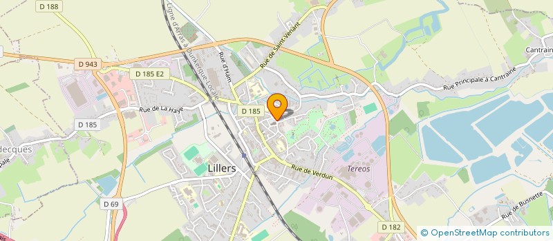 localisation de l'entreprise 2.F.E.  LILLERS