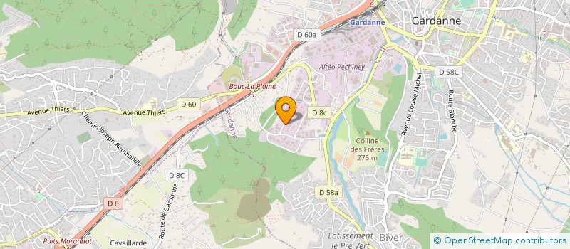 localisation de l'entreprise 2 F EMBALLAGES à GARDANNE