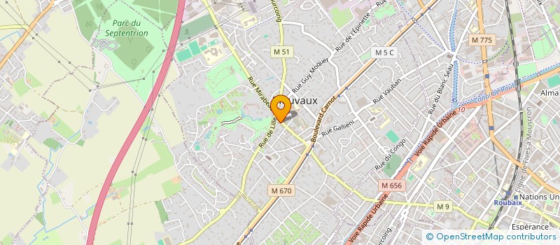localisation de l'entreprise 2 F IMMO à MOUVAUX