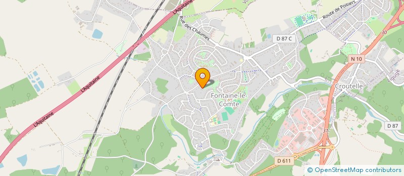 localisation de l'entreprise 2 F PATRIMOINE  FONTAINE-LE-COMTE