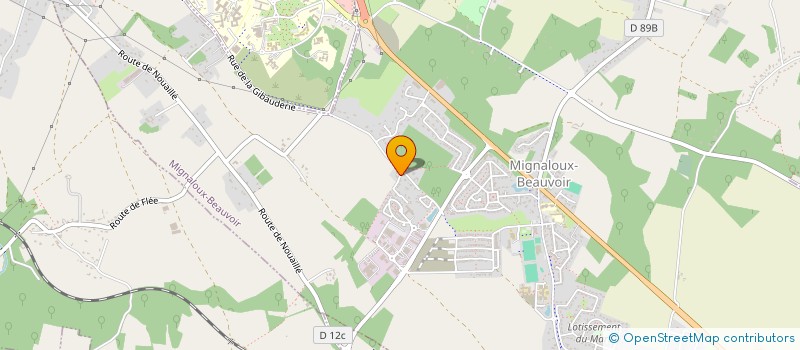 localisation de l'entreprise 2 F RENOVATION SAS  MIGNALOUX-BEAUVOIR