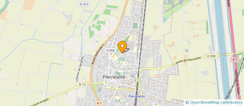 localisation de l'entreprise 2 FEES AUX 4 AILES à PIERRELATTE