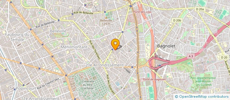 localisation de l'entreprise 2 FRED  PARIS