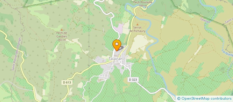 localisation de l'entreprise 2 FRERES DE BOURGOGNE  TALAIRAN