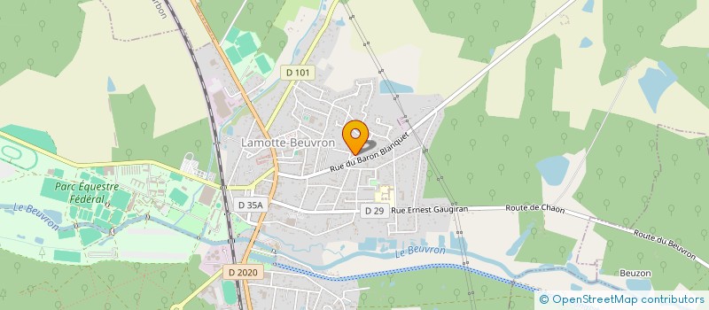 localisation de l'entreprise 2 FRERES LOUSTALOT  LAMOTTE-BEUVRON