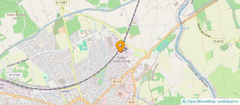 localisation de l'entreprise 2 FUSION PRODUCTION  LUNEL