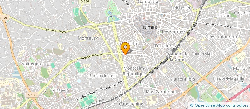 localisation de l'entreprise 2 FVO  NIMES